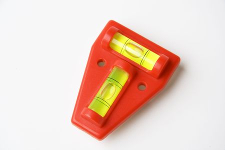 Spirit level for flat surfaces