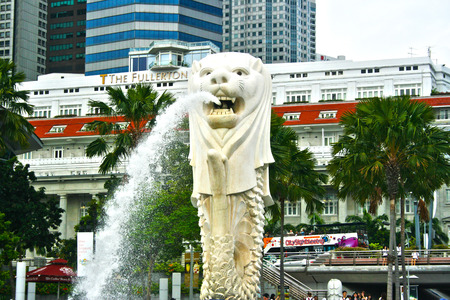 Singapore Merlion Full Shotのeditorial素材