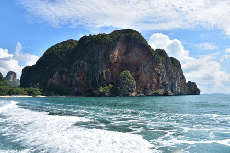 Krabi Ao Nang beach Thailandの写真素材