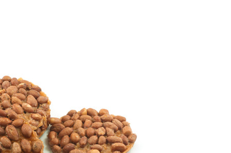 Nut Fried Thai snack desertの写真素材