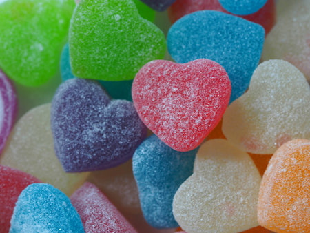 Jelly candies isolatedの写真素材