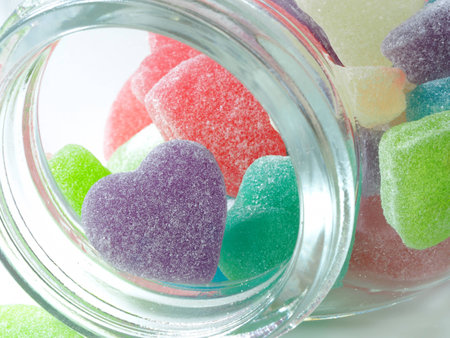 Jelly candies isolatedの写真素材