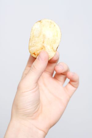 Potato chipsの写真素材