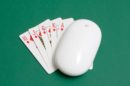conceptual picture of online poker