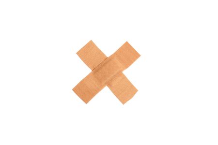 Bandage isolated on a white bgの写真素材