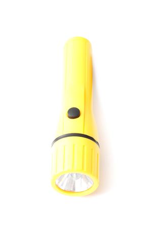 A torch isolated on whiteの写真素材