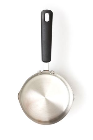 Pots isolated on whiteの写真素材