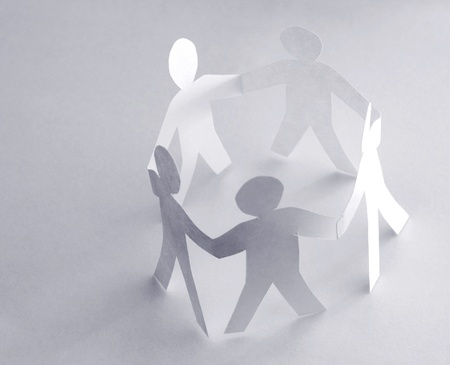 Circle of peopleの写真素材