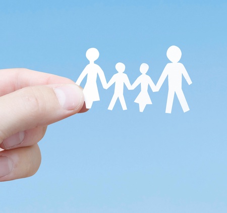 A familyの写真素材