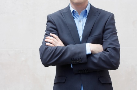 Crossed armsの写真素材