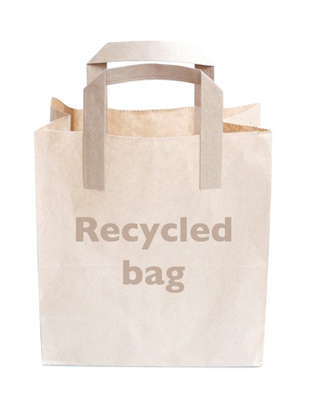 Recycled bagの写真素材