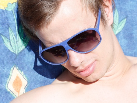 Tanningの写真素材
