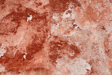 Grungy red wallの写真素材