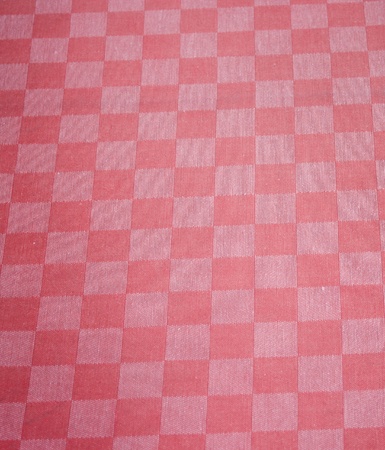Checkered red textileの写真素材