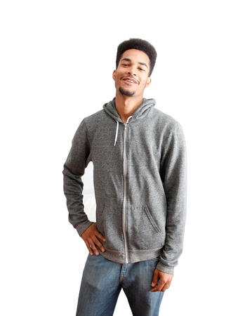Casual black guyの写真素材
