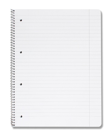 Empty notepadの写真素材