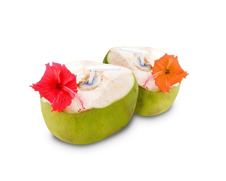 Coconut drinksの写真素材