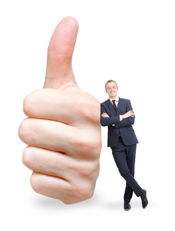 Thumbs upの写真素材