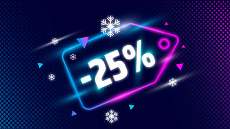Background sale banner design template for social media marketing. Black Friday. Cyber Monday. Promotion offers. -25%.の写真素材