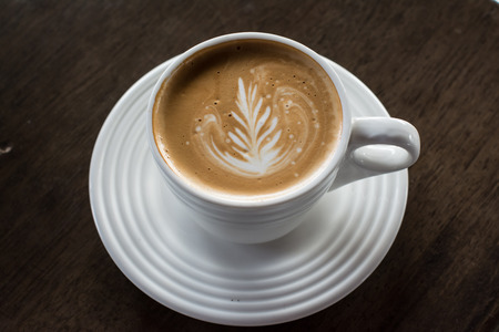 Coffee with artの写真素材