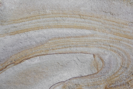  Close-up view of limestone wall with orange streakの写真素材