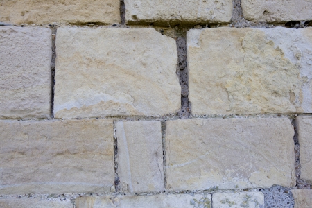 Close-up view of old Masonry wallの写真素材