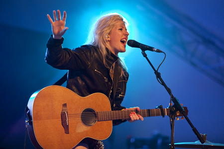 Ellie Goulding live at Lounge on the Farmのeditorial素材