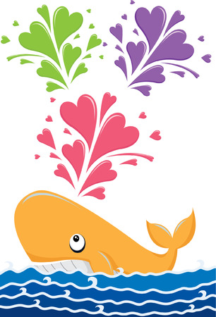 Love Whaleのイラスト素材