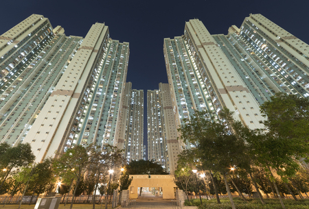 Public estate in Hong Kongの写真素材
