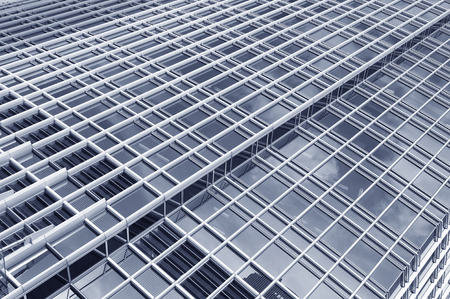 Exterior of skyscraper