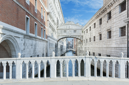 Venice - Bridge of Sighs (Ponte dei Sospiri) , Italyの写真素材