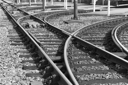 railway trackの写真素材
