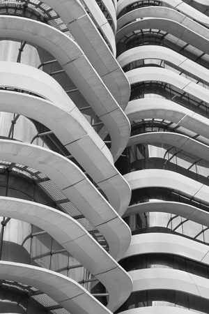 A modern building design abstractの写真素材