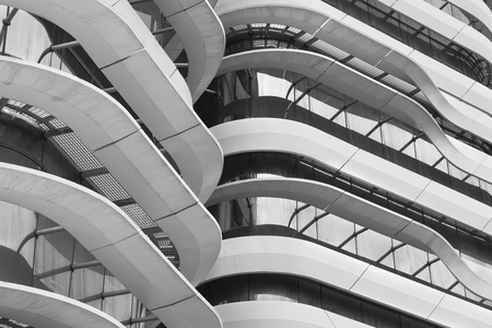 A modern building design abstractの写真素材
