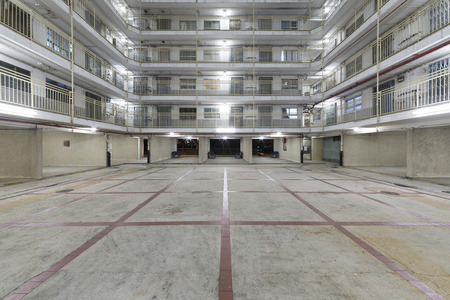 Public Estate in Hong Kong cityの写真素材