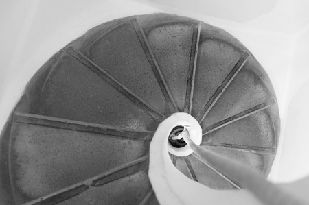 Old Spiral Staircase の写真素材