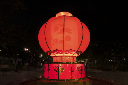 Red Chinese Lantern の写真素材