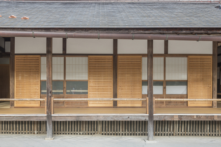 Traditional Japanese paper slide door  の写真素材