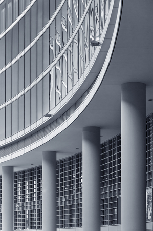 Modern building abstractの写真素材