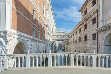 Venice - Bridge of Sighs (Ponte dei Sospiri) , Italyの写真素材