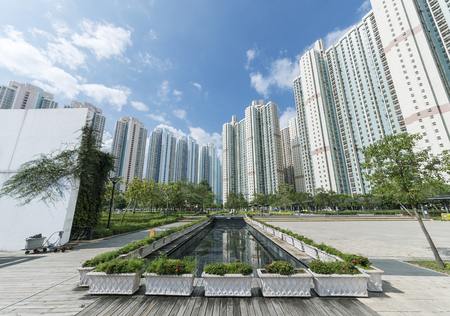public estate in Hong Kongの写真素材