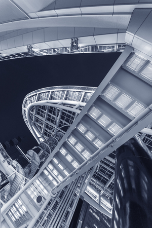 Modern building abstract baclgroundの写真素材