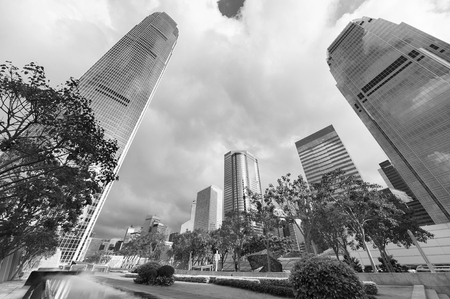City Skyline of Hong Kongの写真素材