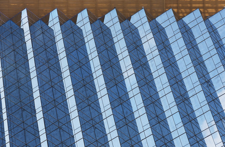 Exterior of modern office building