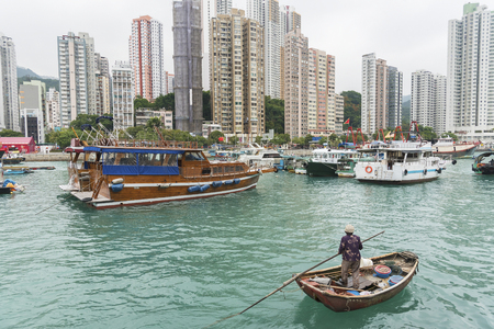 Aberdeen, Fishing Village Hong Kongの写真素材