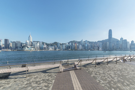Victoria harbor of Hong Kong city