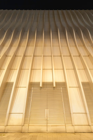 Exterior of modern architecture. building abstract background