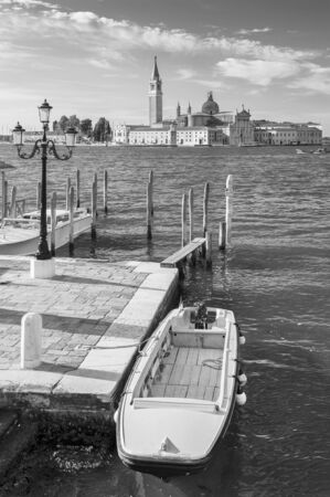 Grand Canal of historical city Venice, Italyの写真素材