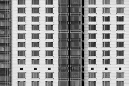 Exterior of modern architecture. Building abstract backgroundのeditorial素材