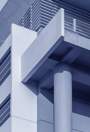 Exterior of modern architecture. Building abstract backgroundの写真素材
